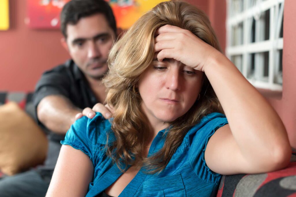 Cheating girlfriend unhappy when she gets home